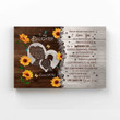 To My Daughter Canvas, Never Forget How Much I Love You Canvas, Sunflower Canvas, Family Canvas