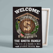 Personalized Name Canvas, Welcome Canvas, Family Canvas, Wall Art Canvas