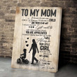 To My Mom-Your little Girl Poster & Matte Canvas TRK21032302-TRD21032302