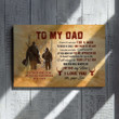 To My Dad Canvas, Father And Son Hunting Partness For Life Canvas, Canvas Prints