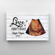 Personalized Image Canvas, Love At The First Sight Canvas, Ultrasound Canvas, Family Canvas