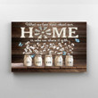 Personalized Name Canvas, What We Love Most About Our Home Canvas, Family Canvas