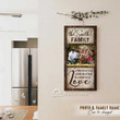 Personalized Family Wall Art Canvas Family A Little Bit Of Loud