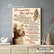 Personalized Dog Canvas Art, Dog Remembrance Gifts, The Moment That You Left Me