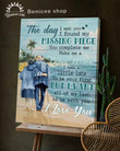 BENICEE Top 10 Beach shore Wall Art Canvas - Ocean The day i met you i found my missing piece