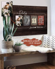 Personalized Valentine Gift Wall Art Canvas Destiny Brown Wood Top 10 BENICEE
