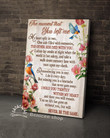 Memorial Gift Canvas - The Moment That You Left Me OOP Bluebirds Version Top 10 BENICEE