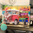 Personalized Gift For Couples, Camper Van Canvas, Grow Old Along With Me the best is yet to be Sign