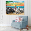 Personalized Gift for Him Jeep and Motorcycle Wall Art We decided on forever Gift for Husband