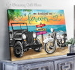 Personalized Gift for Him Jeep and Motorcycle Wall Art We decided on forever Gift for Husband
