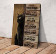 BID20070306 I AM YOUR BLACK CAT Matte Canvas