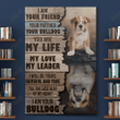 English bulldog - I am forever yours Canvas