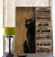 BID20070306 I AM YOUR BLACK CAT Matte Canvas