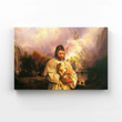Christ and His Cat Canvas, God Canvas, Cat Canvas, Christian Canvas, Wall Art Canvas, Gift Canvas