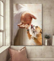 English Bulldog - Take my hand 2 Canvas