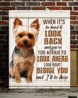 BENICEE Top 5 Dog Gift Wall Art Canvas - I'll Be There Yorkshire Terrier Version