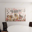 English Bulldog - This home is filled with love Canvas