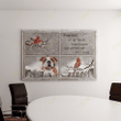 English bulldog - Watch over this house Canvas