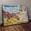 I'll be waiting at the door German Shepherd Dog - Landscape Canvas Prints - Wall Art