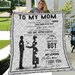 Gift For Mom Quilt Blanket