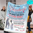 Personalized Gift For Daughter Penguin Mom Throw Blanket