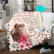 Personalized Gift For Daughter You are braver than you believe stronger than you seem smarter than you think Throw Blanket