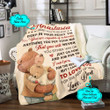 Personalized Gift For Daughter I want you to believe deep in your heart that you are capable of achieving anything you put your mind to Throw Blanket