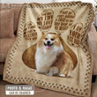 Unique Personalized Pet Blanket, Gift Ideas for Pets, Best Dog Gift, I Am Your Friend