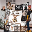 PitBull Terrier Quilt Blanket