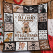 PitBull Terrier Quilt Blanket