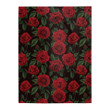 Valentine's Day Rose Pattern Print Blanket