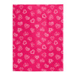 Valentine's Day Geometric Heart Print Blanket