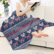 Valentine's Day Knitted Pattern Print Blanket
