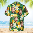 Summer Vibe - Personalized Custom Face Unisex Hawaiian Shirt - Upload Image, Gift For Family, Pet Owners
