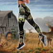 Combo Hollow Tank Top & Legging Set Printed 3D Sport Yoga Fitness Gym Women MP14092008S1