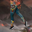 Owl mandala Combo Hollow Tank Top & Legging Set Printed 3D Sport Yoga Fitness Gym Women QB05132001