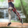 Shih Tzu tattoos Combo Hollow Tank Top & Legging Set Printed 3D Sport Yoga Fitness Gym Women HAC120803