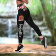 Firefighter Mom Combo Hollow Tank Top & Legging Set Printed 3D Sport Yoga Fitness Gym Women