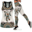 Native American 3D All Over Printed Unisex Combo Legging and Hollow Tank