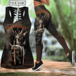 Dragon Knight templar Combo Hollow Tank Top & Legging Set Printed 3D Sport Yoga Fitness Gym Women custom name ver2
