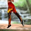 African Land Combo Hollow Tank Top & Legging Set Printed 3D Sport Yoga Fitness Gym Women