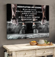 Weightlifting Life Lesson Poster & Matte Canvas DVK21040101-DVD21040101