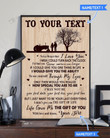 Never forget that I love you-Farmer Personalized Poster & Matte Canvas DVK21020702-DVD21020702