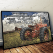 Red Tractor So God Made a Farme Poster & Matte Canvas BIK21050806-BID21050806