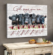 God says you are-Angus Cow Poster & Matte Canvas DVK21012602-DVD21012602