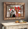 Goats Wonderful Time Of The Year Poster & Matte Canvas BIK21091401-BID21091401