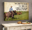 Cowgirl I'm Different Poster & Matte Canvas BIK21032201-BID21032201