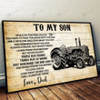 To My Farmer Son Poster & Matte Canvas MHD21090903-MHK21090903