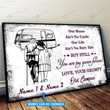 You are my Queen-Old campus Personalized Poster & Matte Canvas DVK21040901-DVD21040901