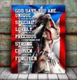 MHD21010708-MHK21010708 God Says You Are Puerto Rico Girl Poster & Matte Canvas